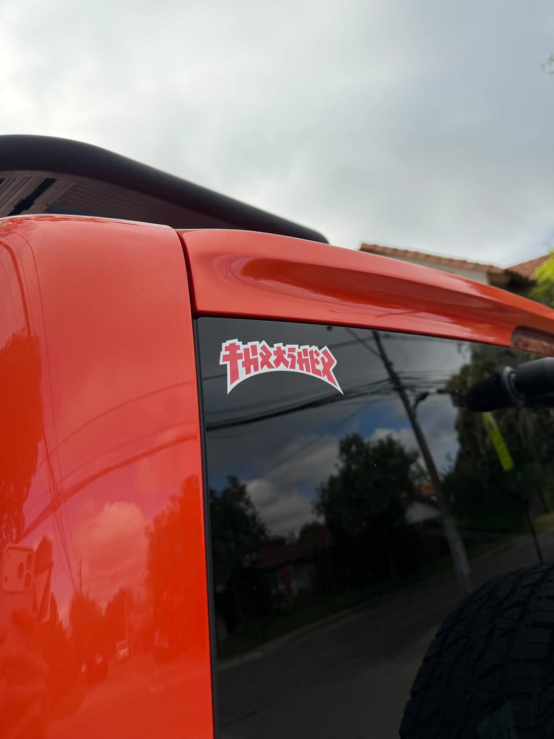 Customer photo review of Thrasher - Sticker Godzilla Die Cut S (UNIDAD)