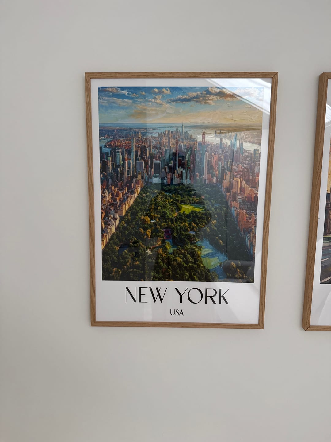 Customer photo review of New York Poster - USA - USA Kunstdruck - Ölgemälde von A4 bis A1
