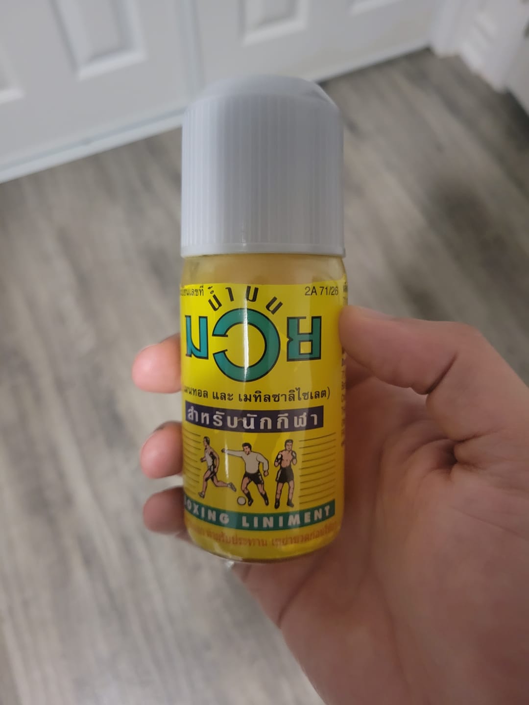 Customer photo review of NAMMAN MUAY THAI LINIMENT OIL - 120ml | BUY 3 GET 1