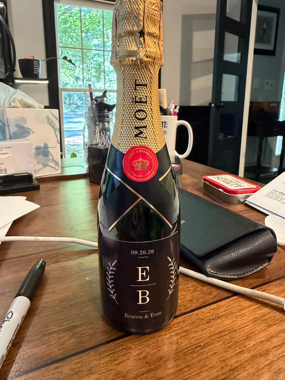 Customer photo review of Moet Imperial Brut Champagne Mini Bottles 187ml
