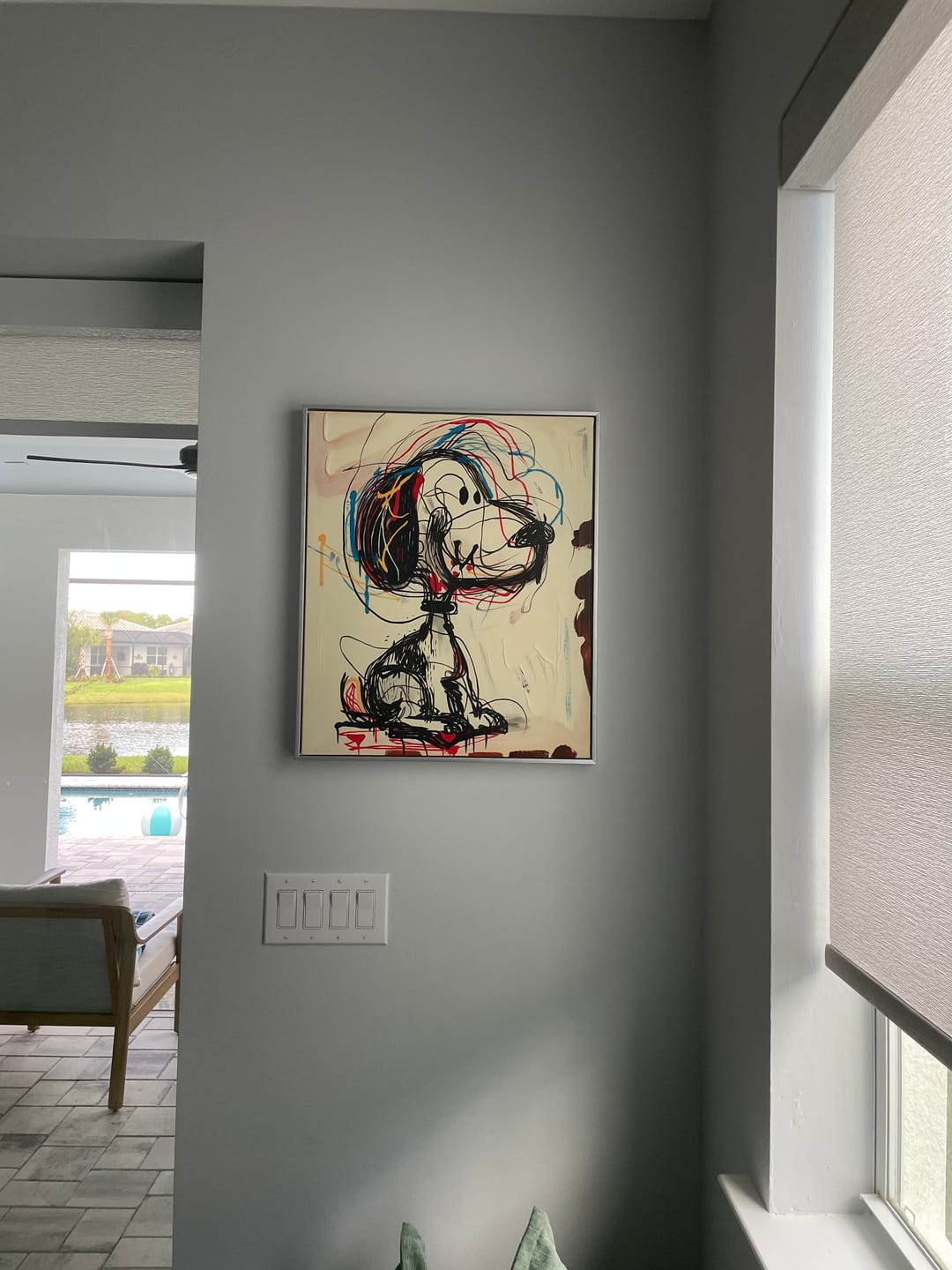 Customer photo review of Abstract Graffiti Art #GA051