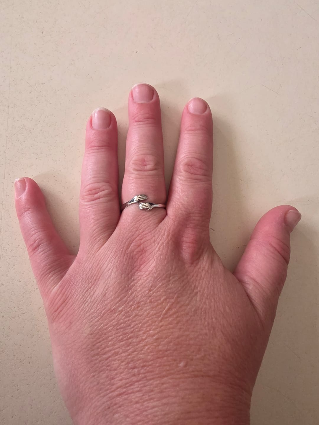Customer photo review of The “Always With You” Hug Ring