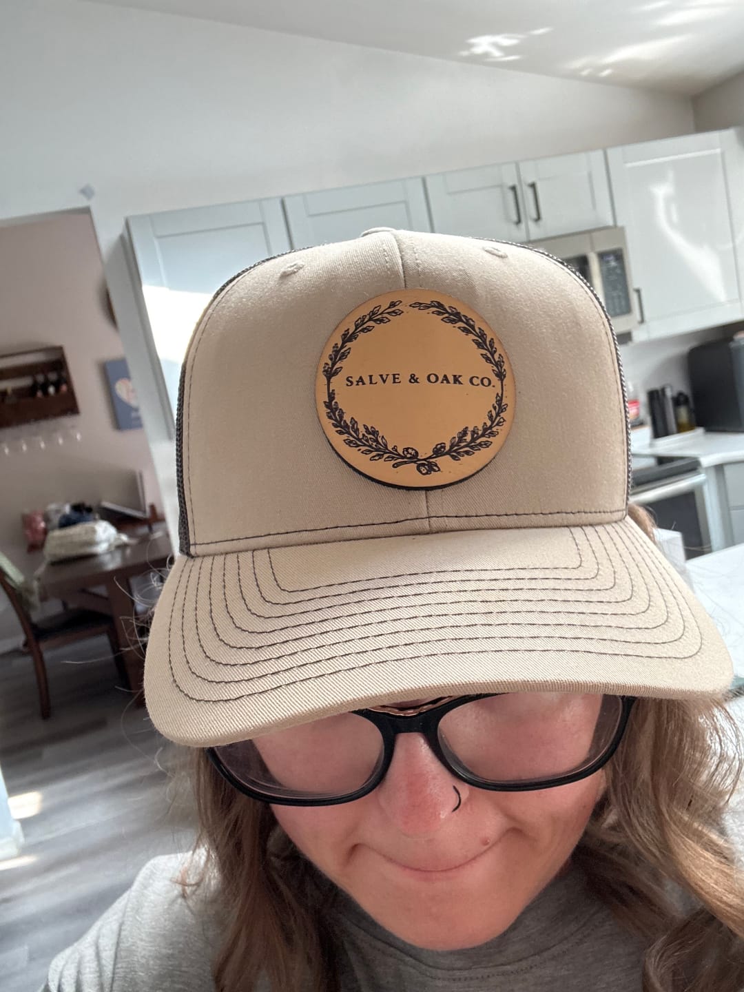 Customer photo review of Richardson 112 Custom Leather Patch Hats