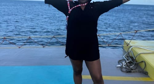 Customer photo review of Emoswim - Cover-Up Strandhemd mit Kordelzug