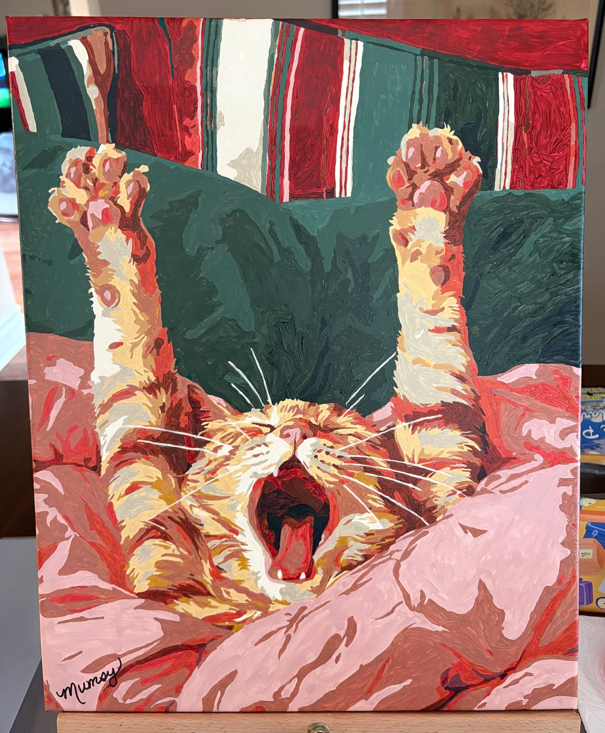 Customer photo review of Lazy Mornings | Paint by Number