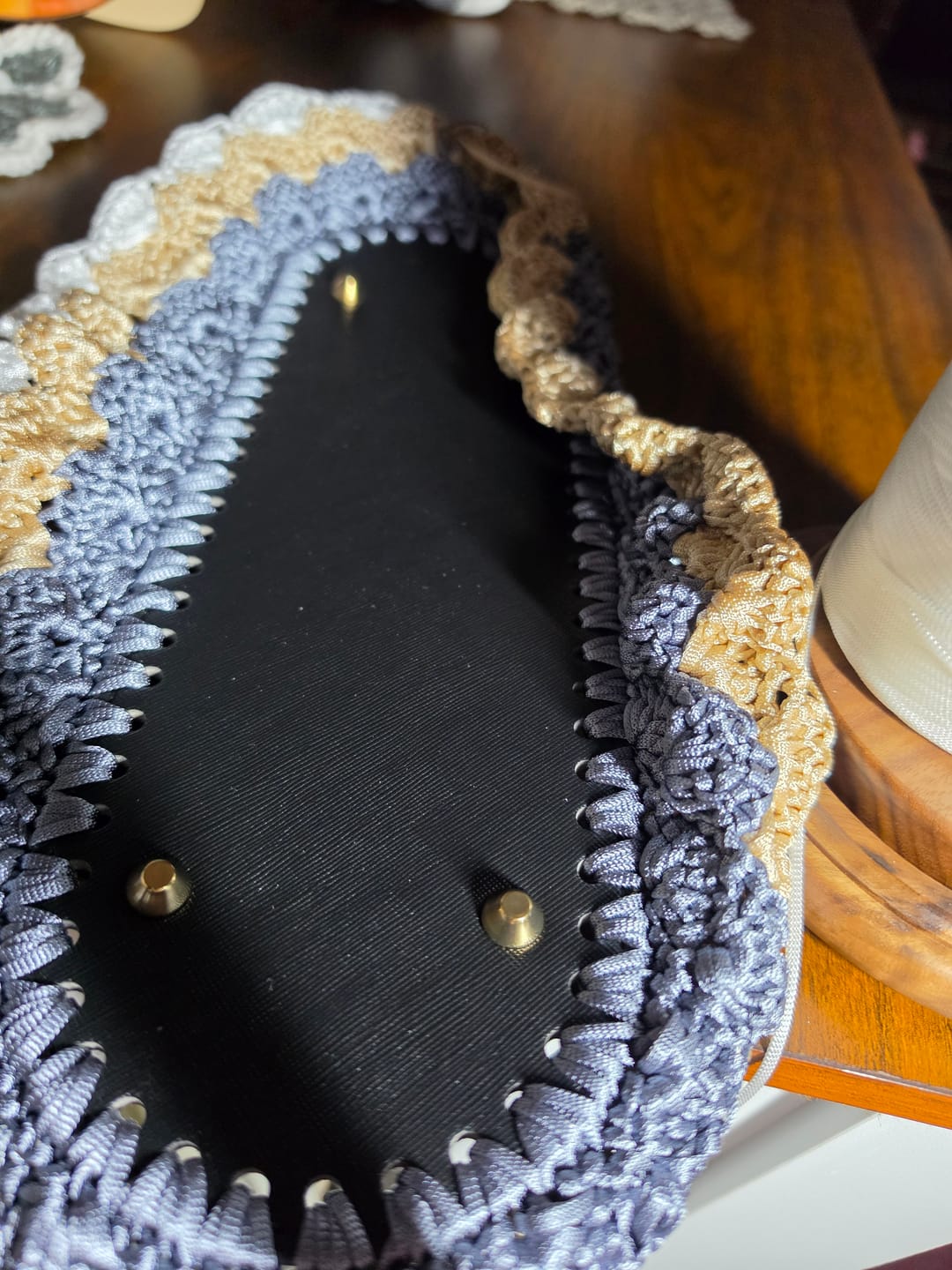 Customer photo review of Seabreaze Wave Tote Crochet Kit