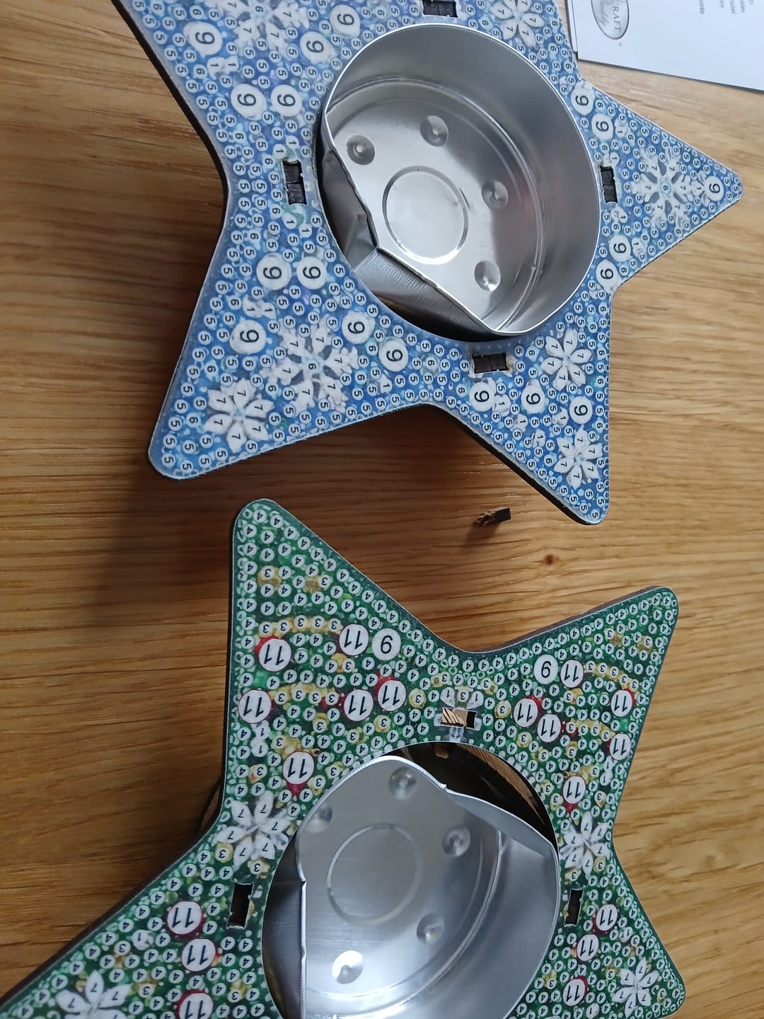 Customer photo review of Stars Crystal Art 3D Candle Holder Kit