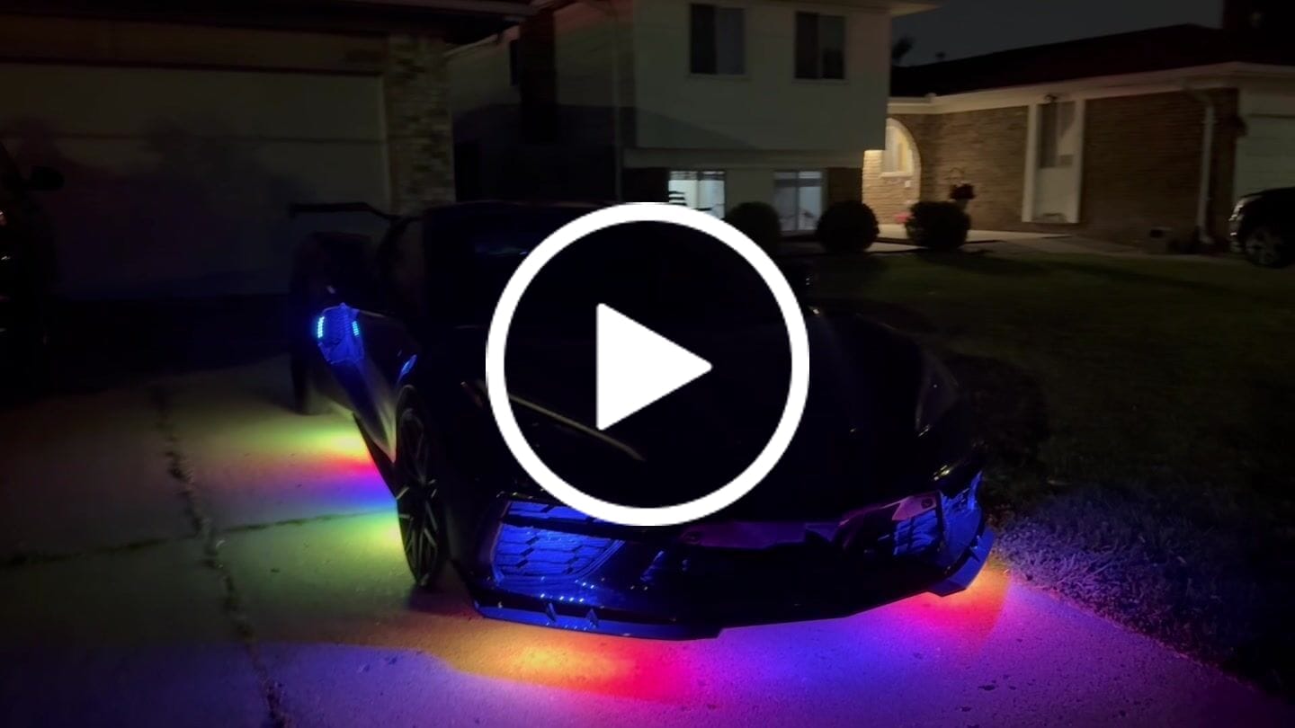 Customer video review of Flow Series LED Underglow Lighting Kit 3.0 | Custom 6pc | Flexible