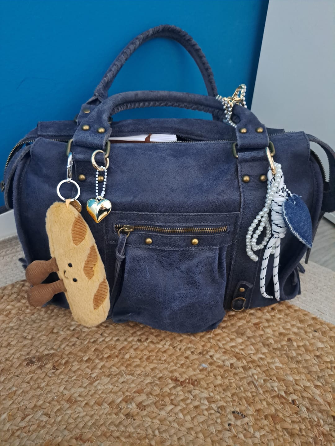 Customer photo review of It girl bag navy