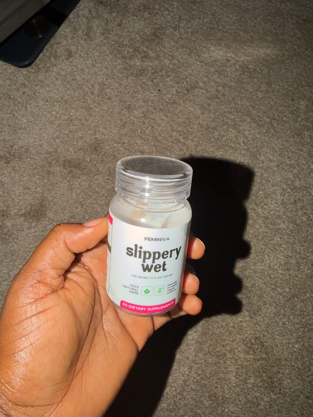 Customer photo review of SLIPPERY WET