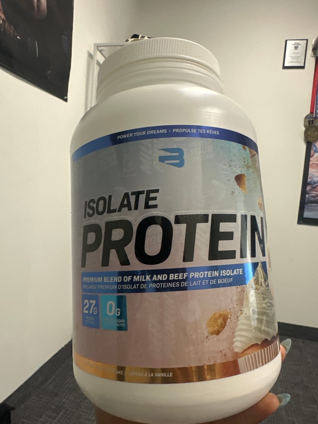 Customer photo review of Isolate Protein