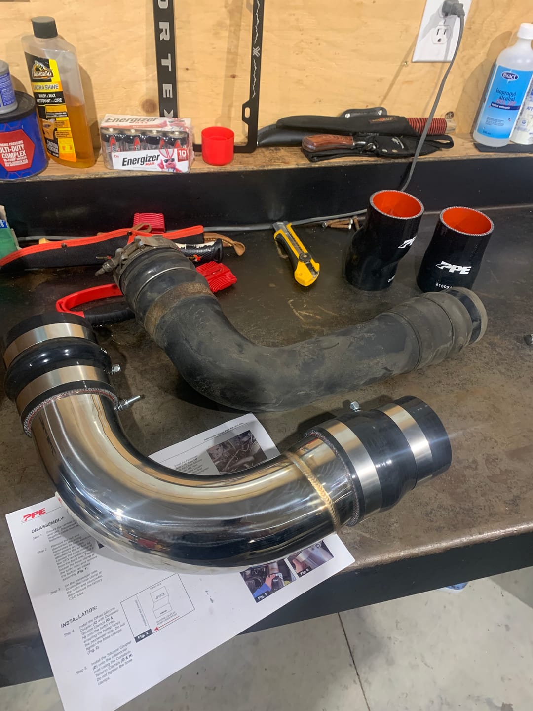 Customer photo review of 2010-2012 Cummins Intercooler Charge Pipe Kit (215021600)