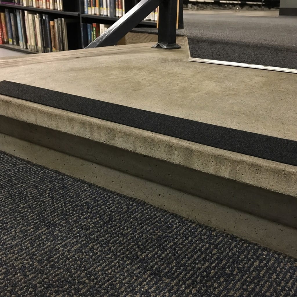 Customer photo review of Dovetail Non-Slip Stair Tread Insert Cut to Any Size