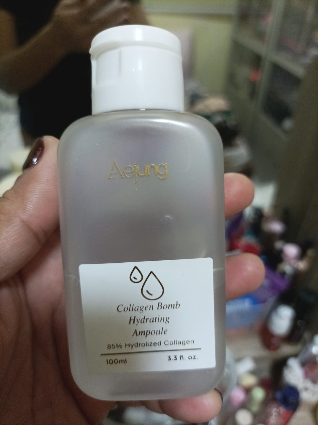 Customer photo review of Aejung™ Collagen Bomb Hydrating Ampoule