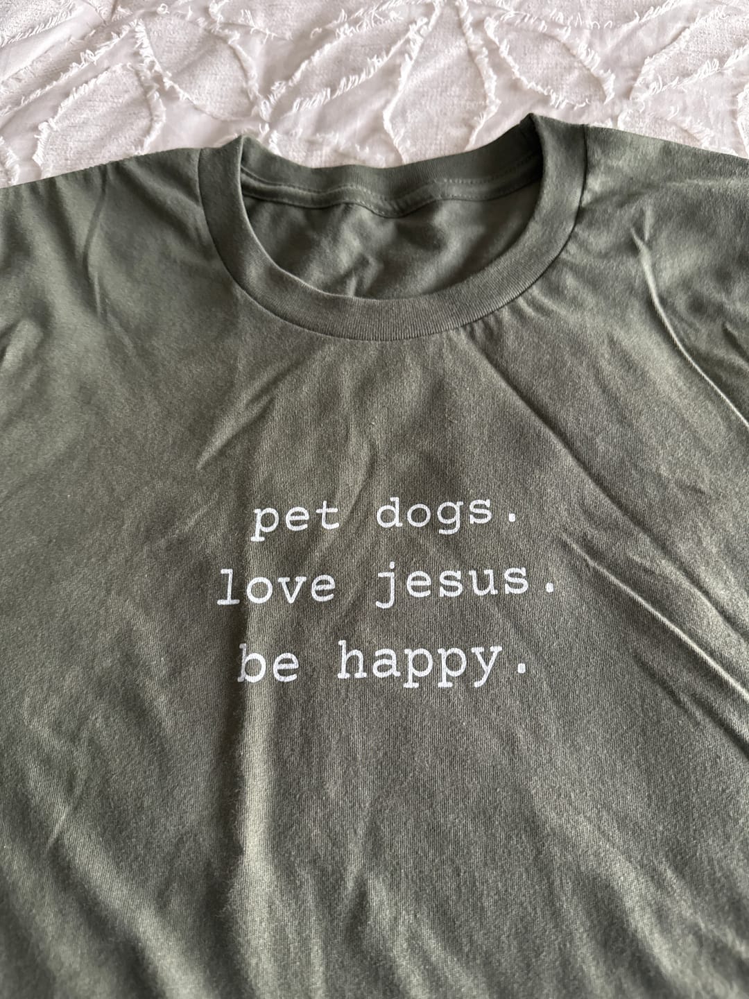 Customer photo review of Simple Joys T-Shirt