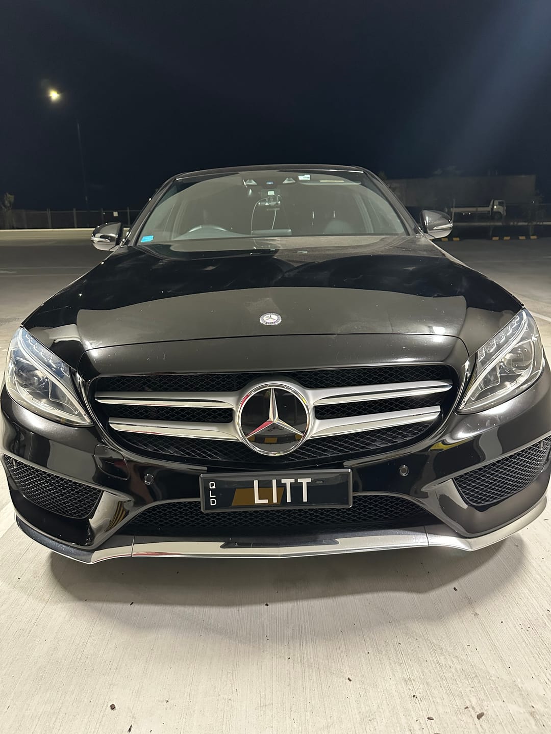 Customer photo review of Mercedes C-Class Pre-Facelift 2014-2017 AMG Line W205 / C205 - OEM Plinth Delete Kit (FRONT)