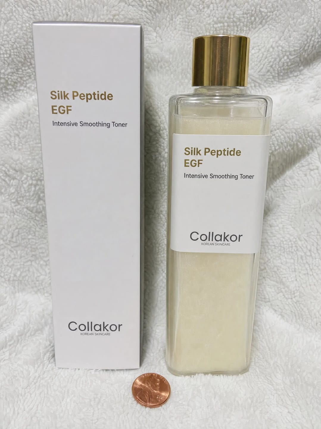 Customer photo review of Silk Peptide EGF Toner