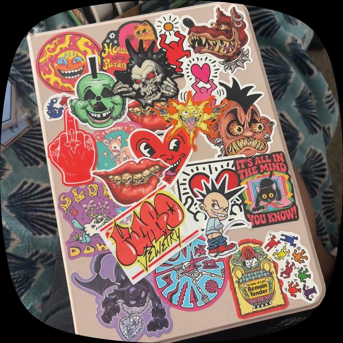 Customer photo review of 9 YEAR STICKER PACK