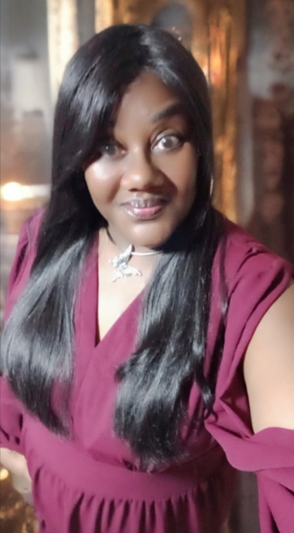 Customer photo review of Wig Bio Fibra Eva - Castanho Escuro 2