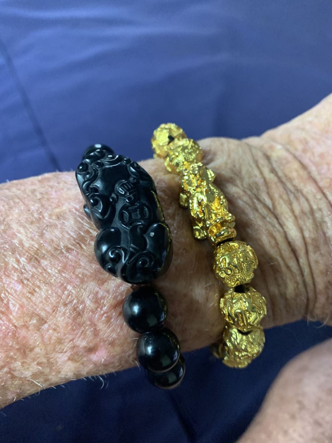 Customer photo review of The Golden Mandate Pixiu Bracelet - Free