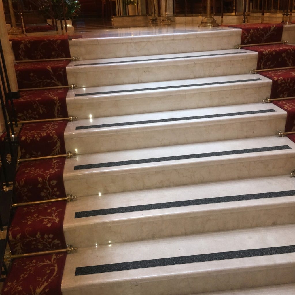 Customer photo review of 25mm Carborundum Stair Insert Cut to Any Size