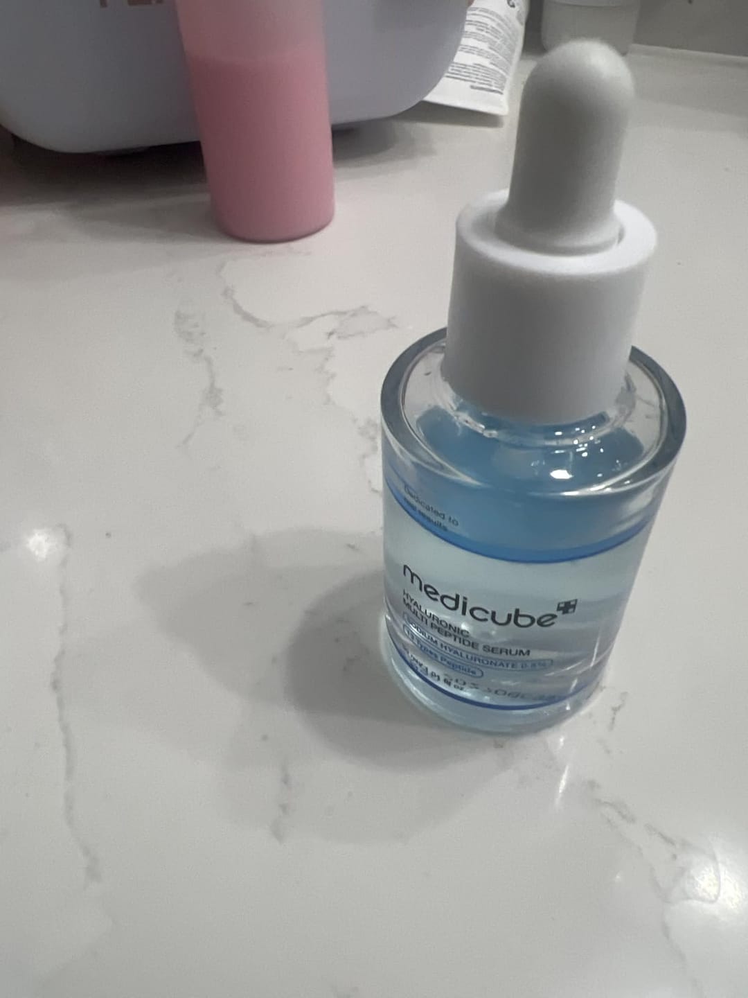 Customer photo review of Medicube - Hyaluronic Multi Peptide Serum