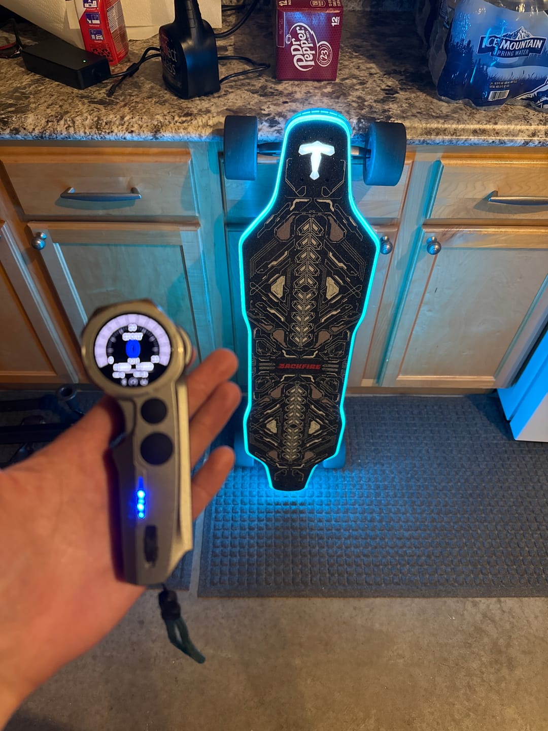 Customer photo review of Backfire Zealot X2 Gear Drive Electric Skateboard with Major V3 Remote