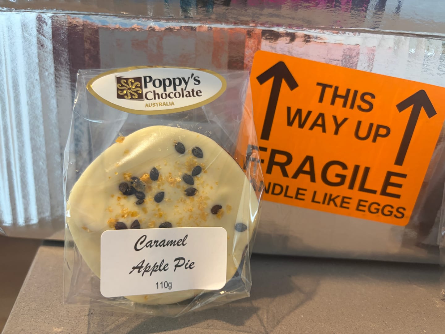 Customer photo review of Caramel Apple Pie