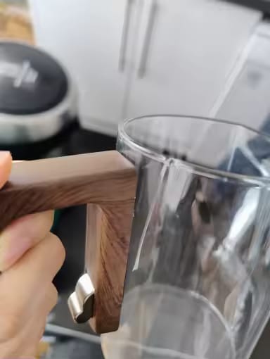 Customer photo review of ÉPURE™ — Théière en verre à séparation magnétique