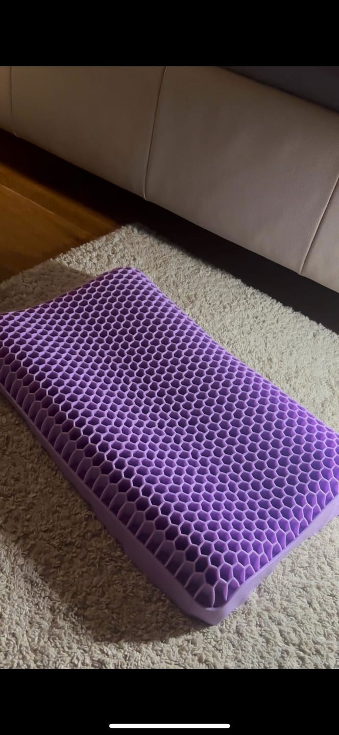Customer photo review of Honingraatkussen - Ergonomisch & Verkoelend