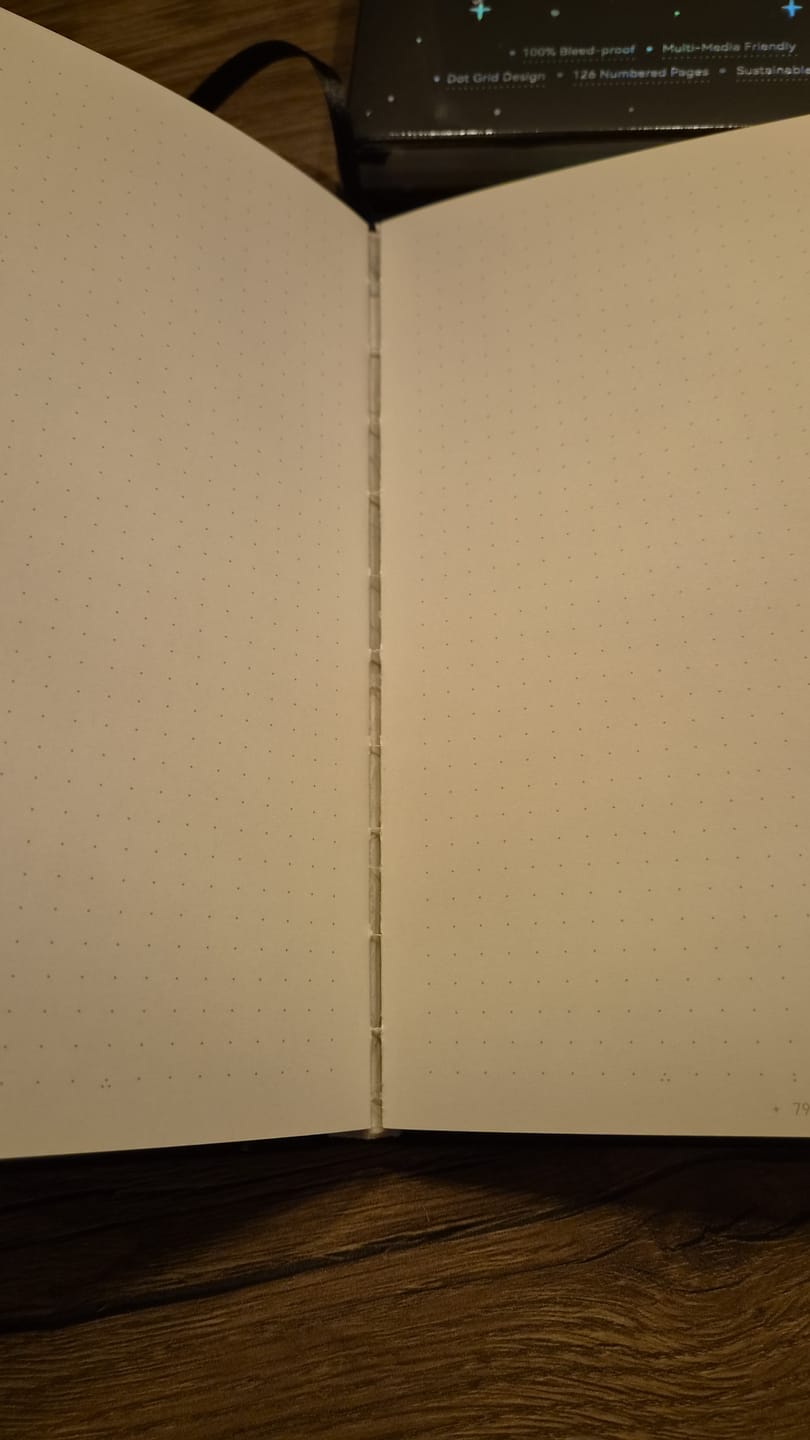 Customer photo review of Ohuhu Bleedproof Bullet Dotted Journal Notebook