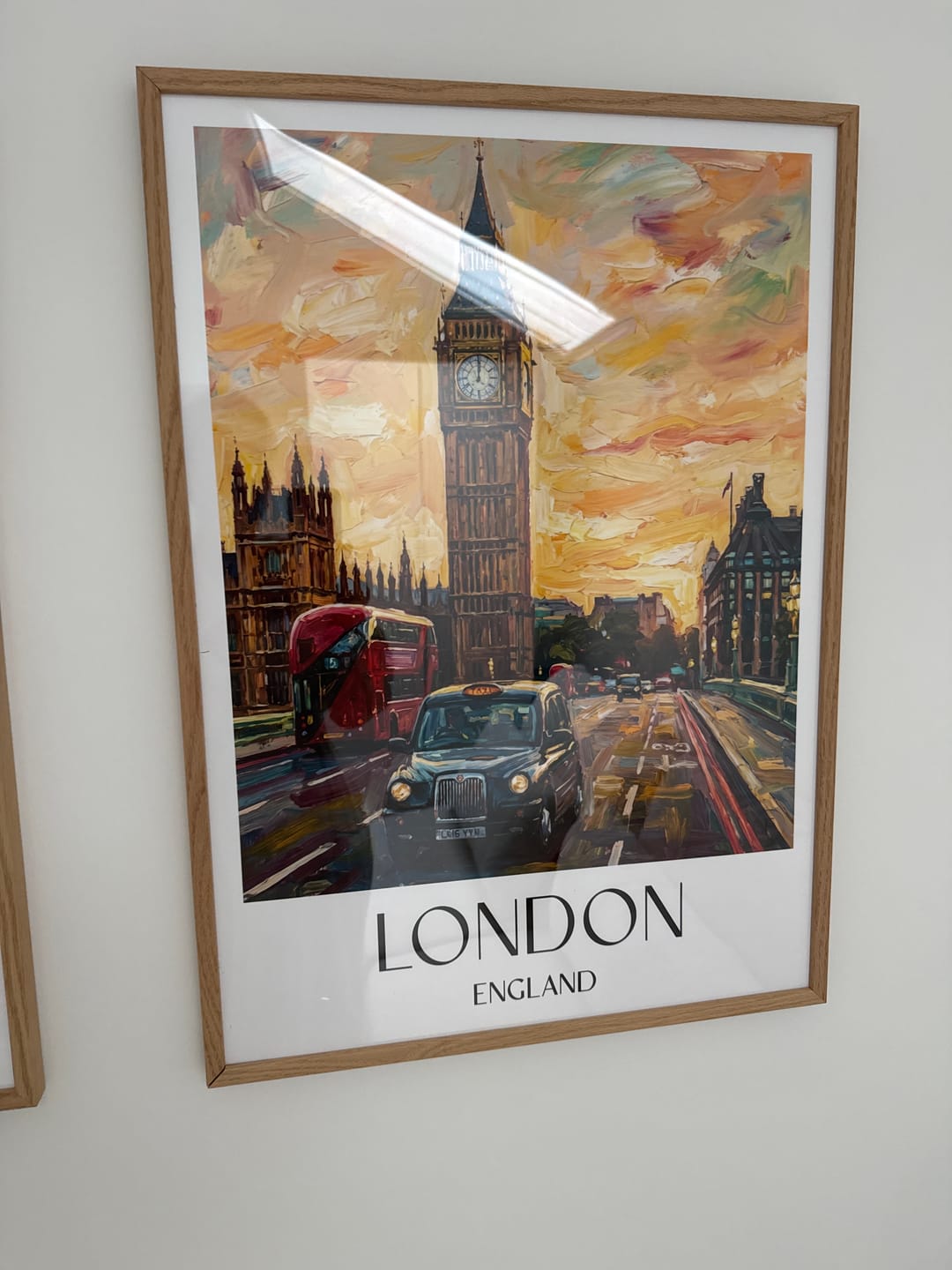 Customer photo review of London - England Kunstdruck - Ölgemälde von A4 bis A1