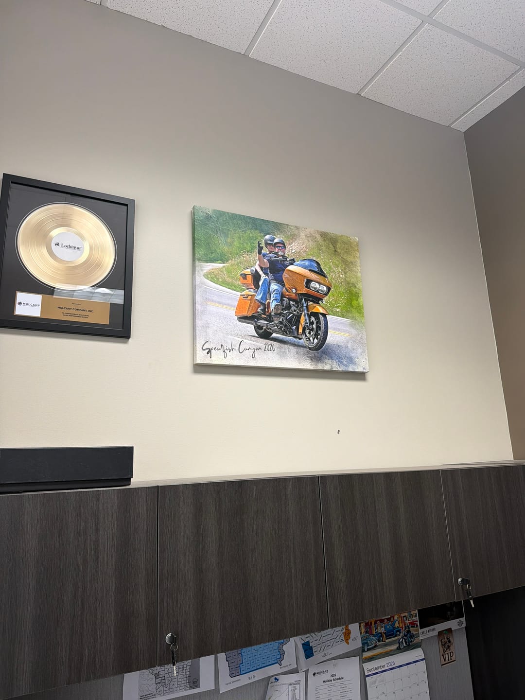 Customer photo review of Personalized Motocycle photo Painting