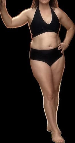 Customer photo review of Emoswim - Bauchweg Bademode Bedeckende High Waist Bikini-Sets