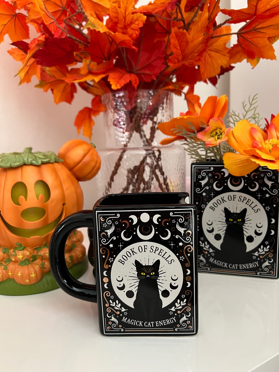Customer photo review of Schwarze Katze Tasse Buchform – Witchy Buchtasse für Katzenliebhaber