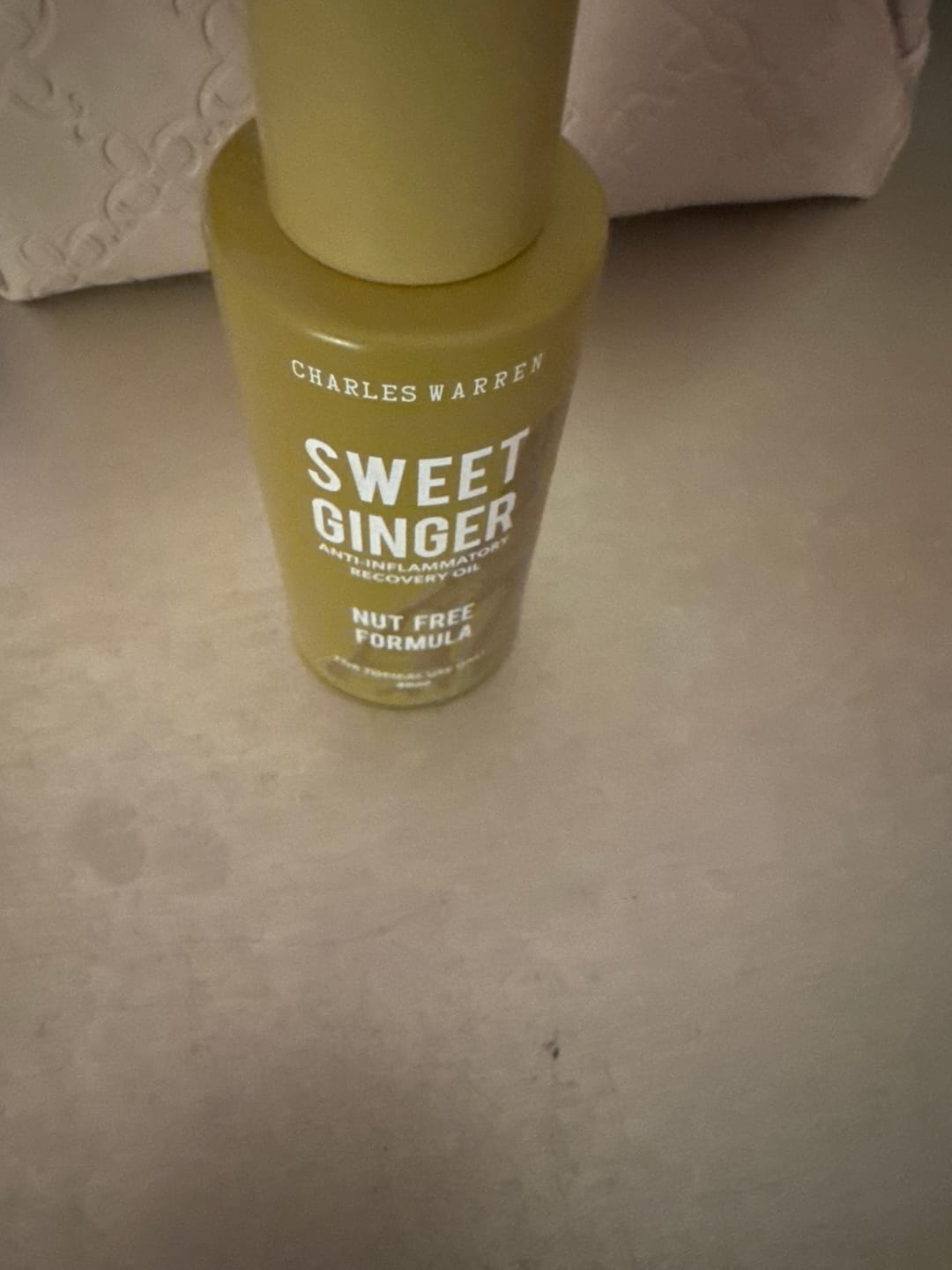 Customer photo review of [Nut-Free] Sweet Ginger Dry Oil for Sensitive Skin