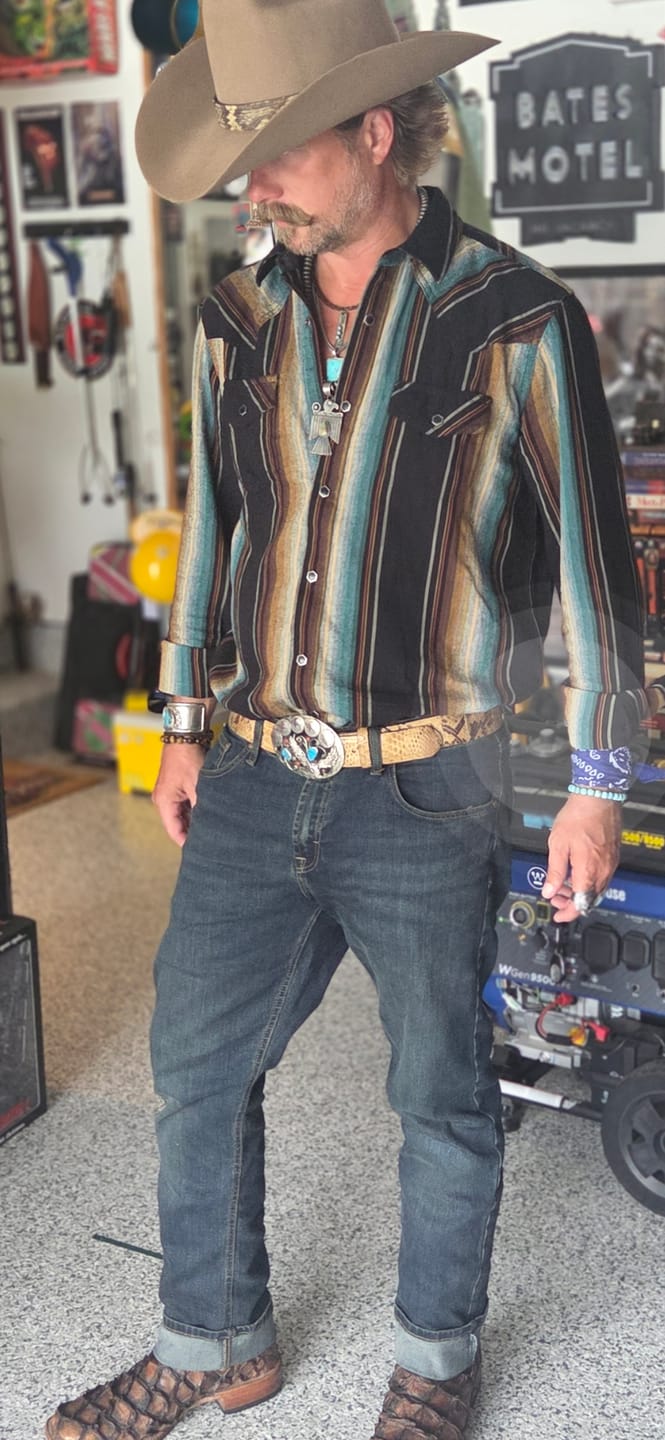Customer photo review of Bull & Briar Eastern Diamondback Hat Band