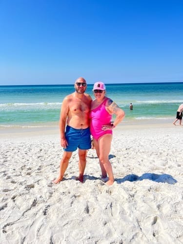 Customer photo review of Emoswim - One-Shoulder Badeanzug für Damen Bauchweg Bademode