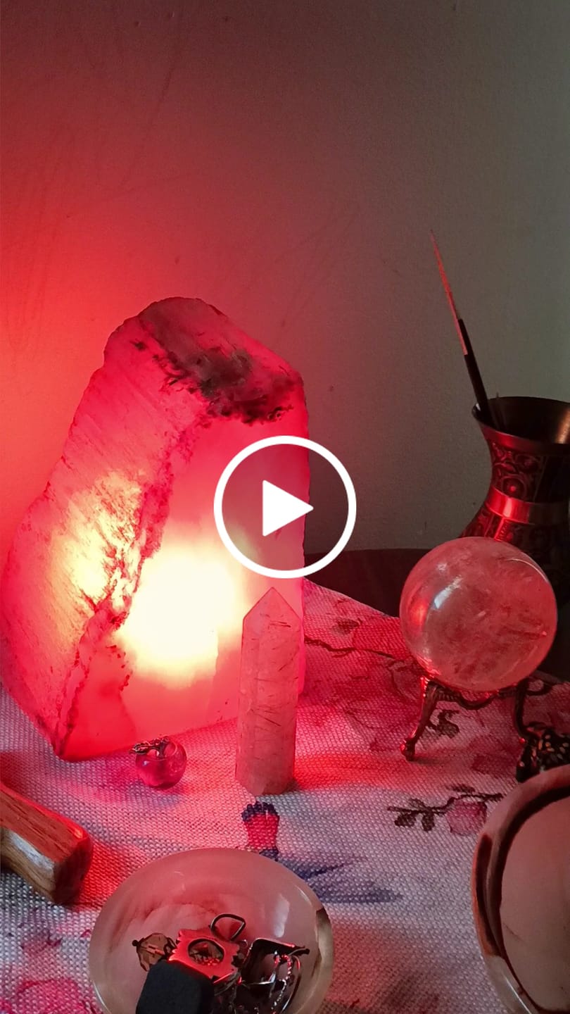 Customer video review of Natural Crystal Prehnite Point