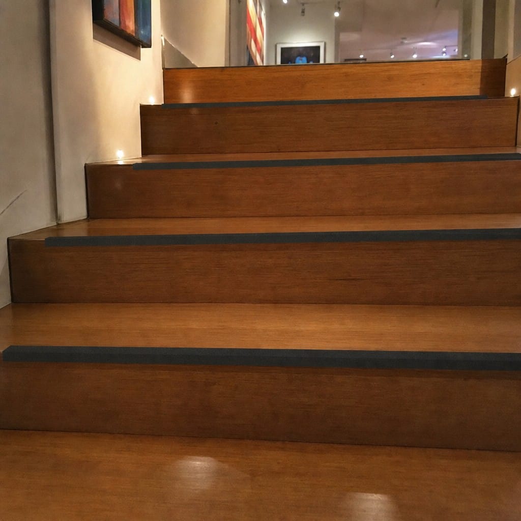 Customer photo review of 50mm Carborundum Stair Insert Cut to Any Size