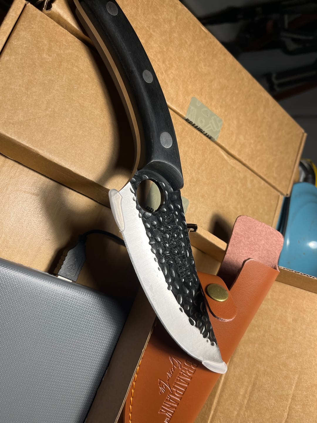 Customer photo review of BRAAIPLANK™ "BEENLEM" HAMMER FORGED BONING KNIFE
