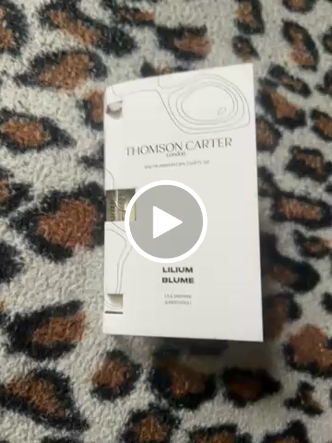 Customer video review of Lilium Blume | Eau de Parfum | 2ml