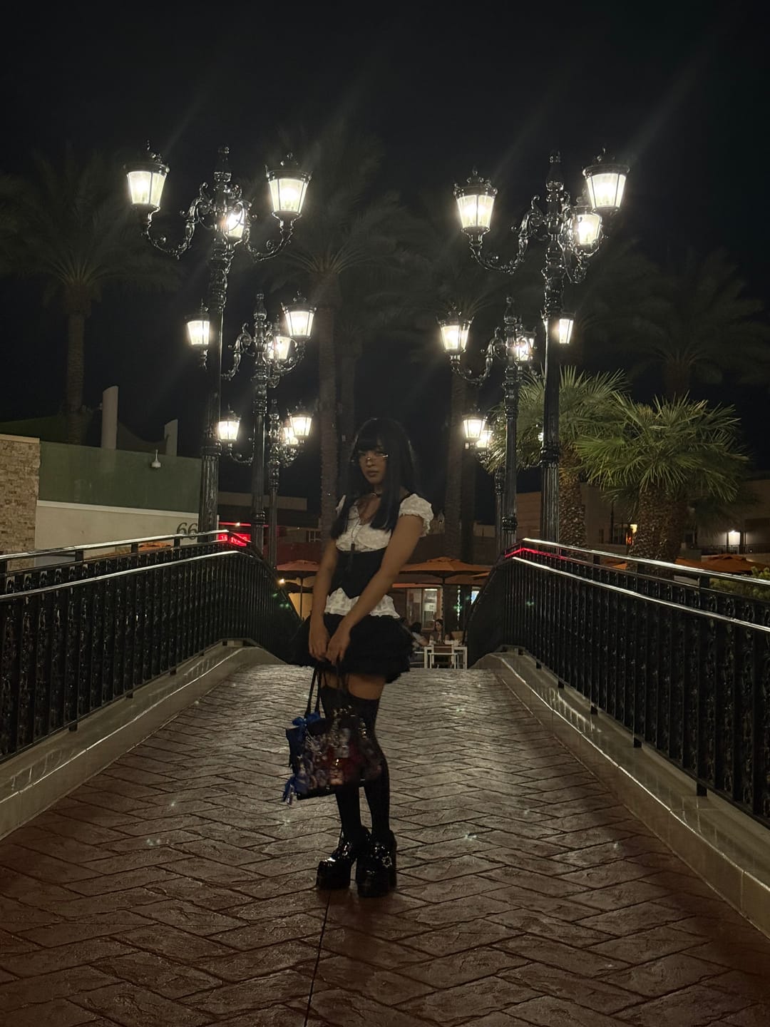 Customer photo review of Marcelline Black Vest & Oveline White Blouse Top Set