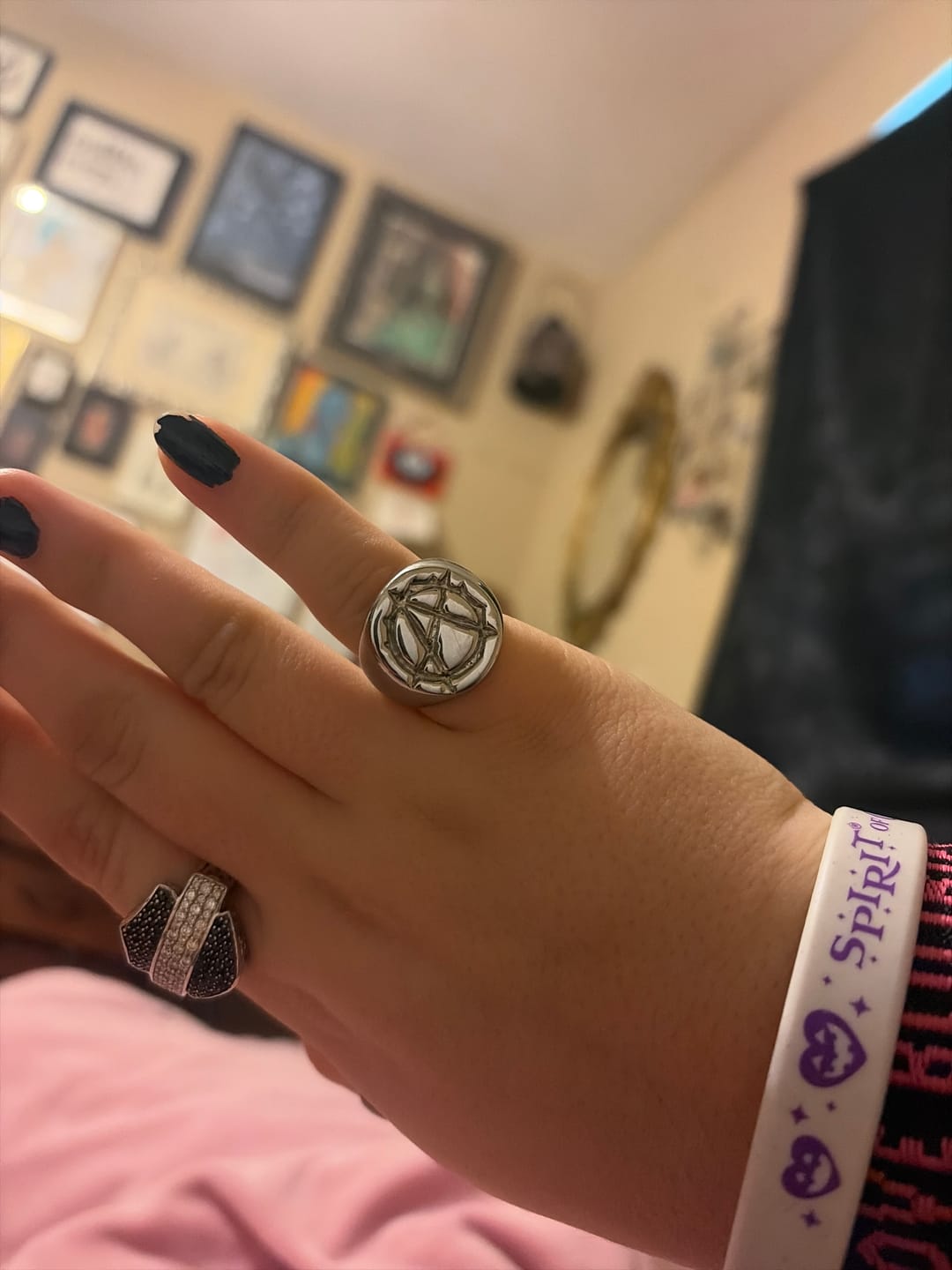Customer photo review of ANARCHY SIGNET RING