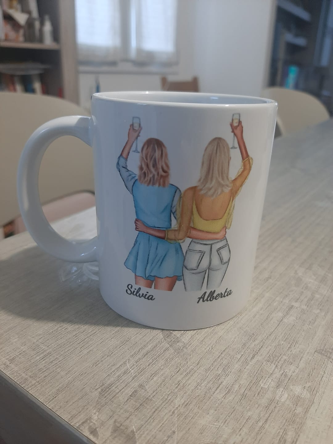 Customer photo review of Migliori amiche - Tazza personalizzata