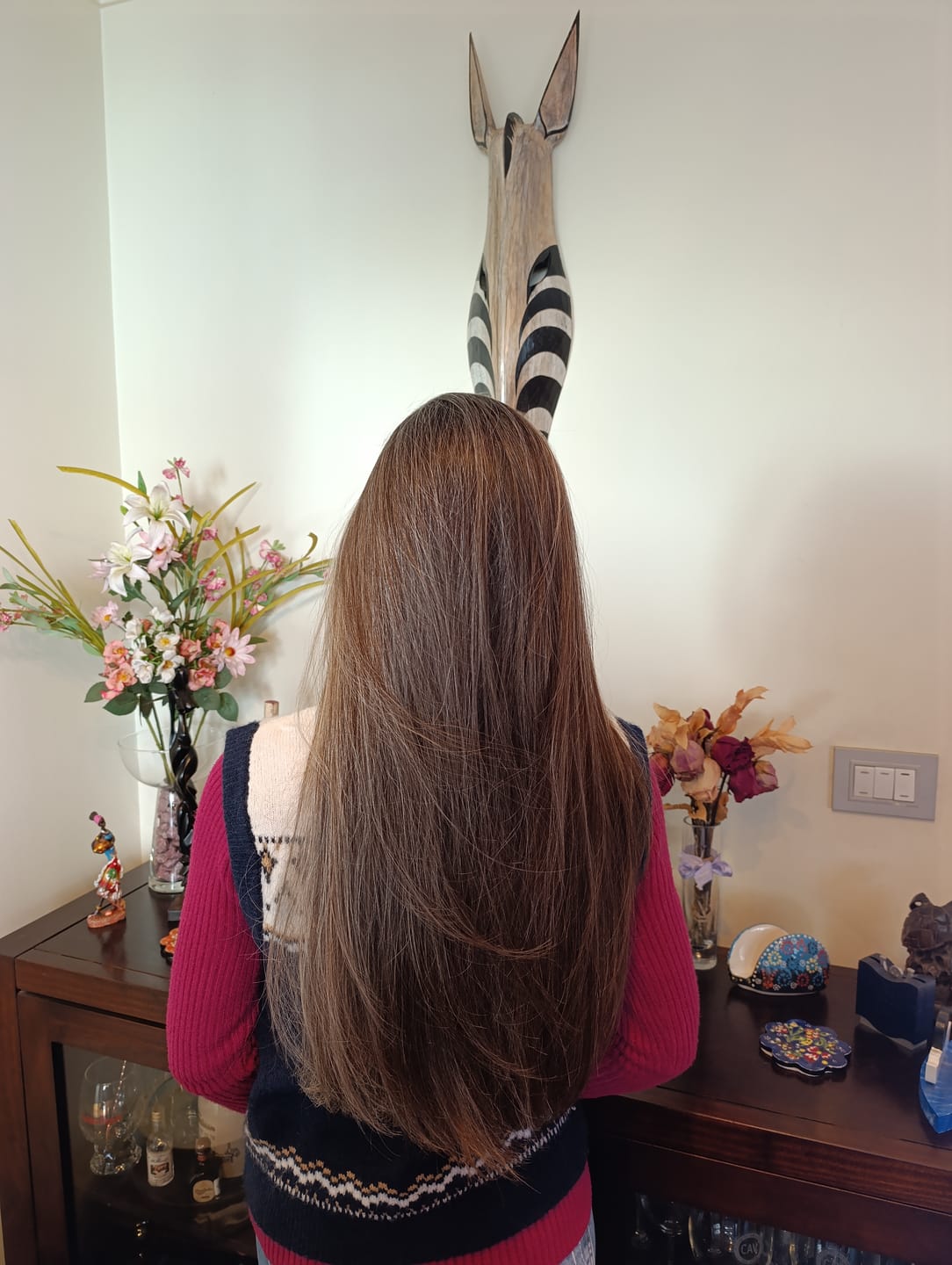 Customer photo review of Shampoo Fortalecedor Natural Té Verde y Romero