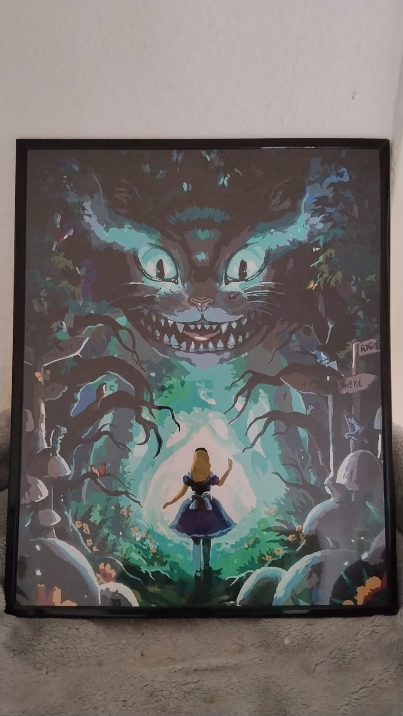 Customer photo review of Malen nach Zahlen - Das Wunderland betreten  - by jojoesart