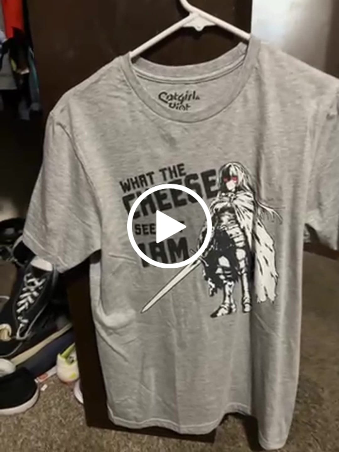 Customer video review of Cheese POV ❀ T-shirt