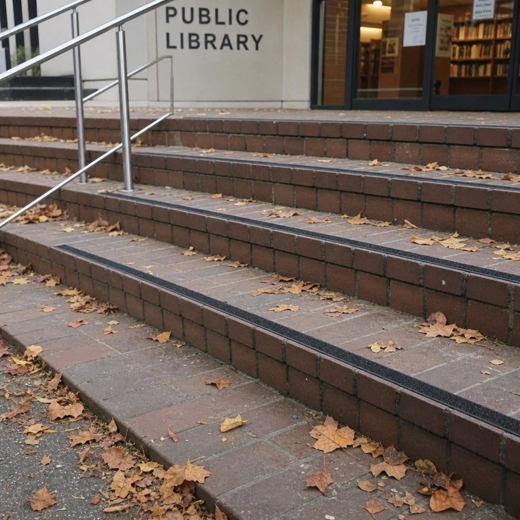 Customer photo review of 15mm Carborundum Stair Insert Cut to Any Size