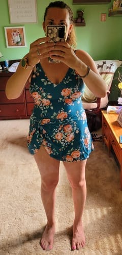 Customer photo review of Emoswim - Damen Bauchweg Slim Fit Badeanzug